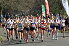 Girls Under-15s 5k, 2022 Northern 12 and 6 Stage Road Relays,  Birkenhead Park, Birkenhead, Wirral.  Photo: David T. Hewitson/Sports for All Pics